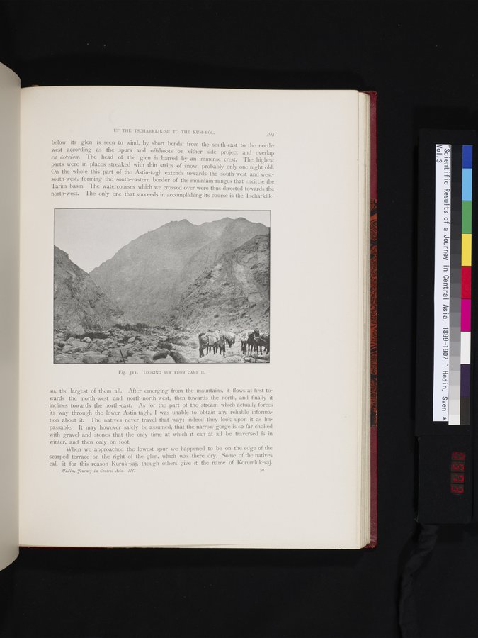Scientific Results of a Journey in Central Asia, 1899-1902 : vol.3 / 573 ページ（カラー画像）