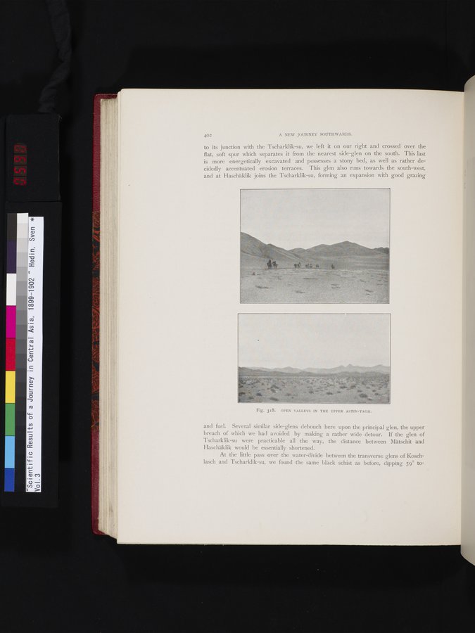 Scientific Results of a Journey in Central Asia, 1899-1902 : vol.3 / 590 ページ（カラー画像）