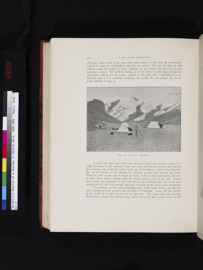 Scientific Results of a Journey in Central Asia, 1899-1902 : vol.3 / 594 ページ（カラー画像）