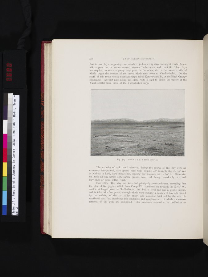 Scientific Results of a Journey in Central Asia, 1899-1902 : vol.3 / 600 ページ（カラー画像）