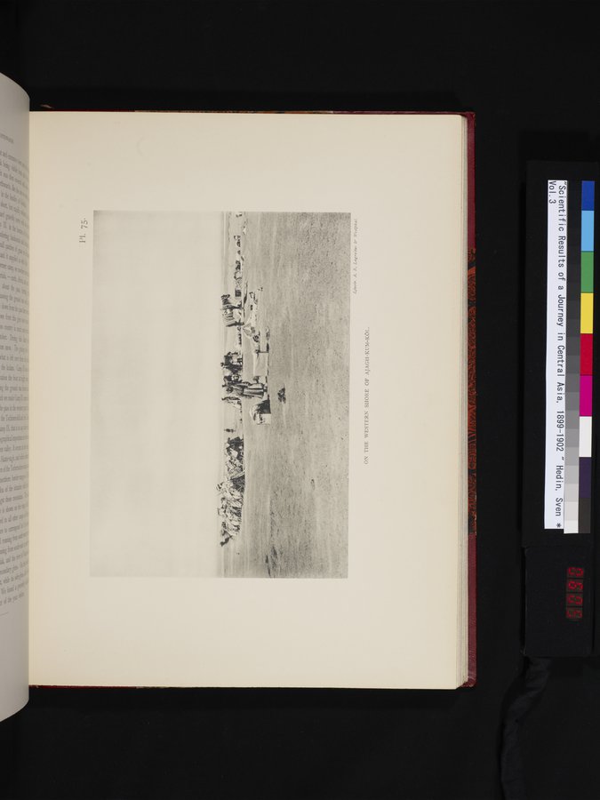 Scientific Results of a Journey in Central Asia, 1899-1902 : vol.3 / 605 ページ（カラー画像）