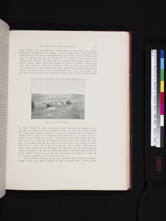 Scientific Results of a Journey in Central Asia, 1899-1902 : vol.3 / 617 ページ（カラー画像）