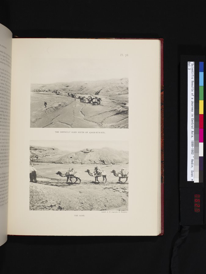 Scientific Results of a Journey in Central Asia, 1899-1902 : vol.3 / 625 ページ（カラー画像）