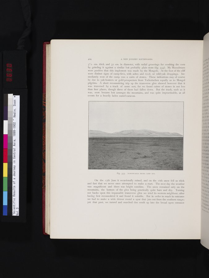 Scientific Results of a Journey in Central Asia, 1899-1902 : vol.3 / 630 ページ（カラー画像）