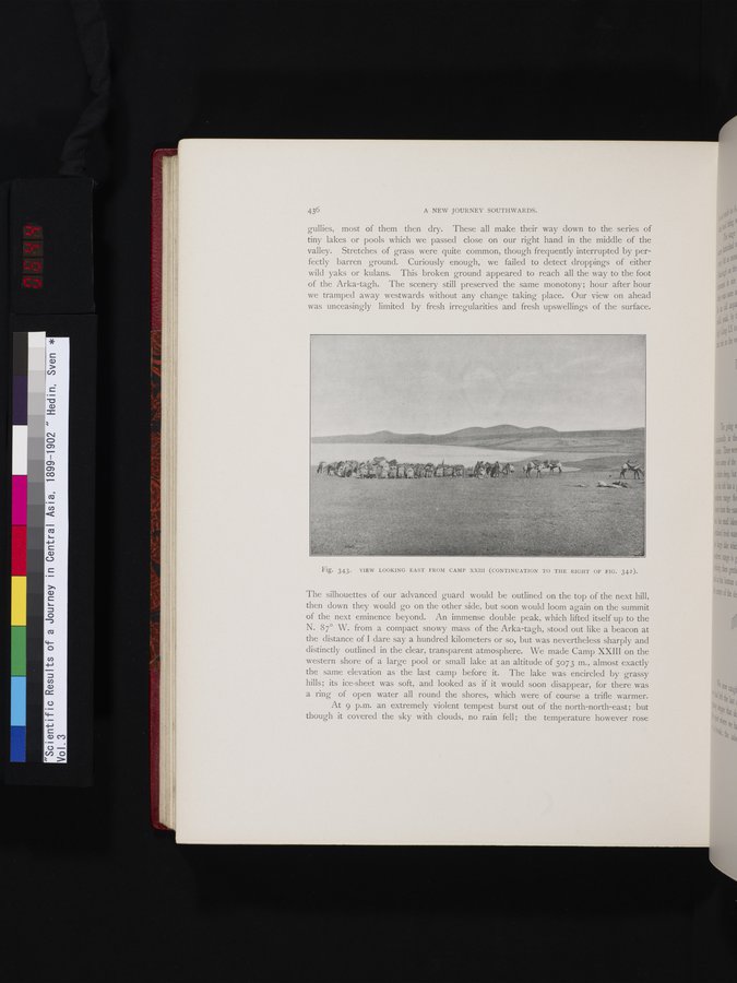 Scientific Results of a Journey in Central Asia, 1899-1902 : vol.3 / 644 ページ（カラー画像）