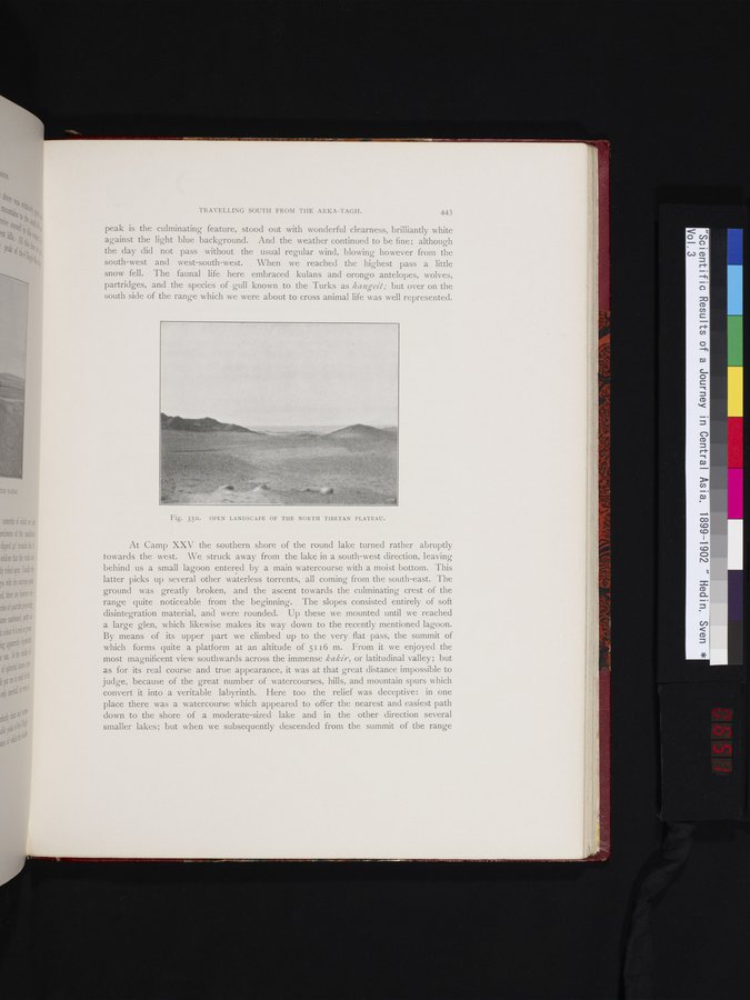 Scientific Results of a Journey in Central Asia, 1899-1902 : vol.3 / 651 ページ（カラー画像）