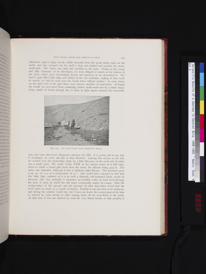 Scientific Results of a Journey in Central Asia, 1899-1902 : vol.3 / 661 ページ（カラー画像）