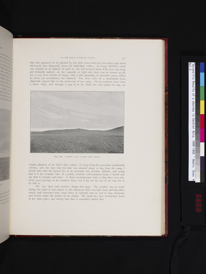 Scientific Results of a Journey in Central Asia, 1899-1902 : vol.3 / 685 ページ（カラー画像）