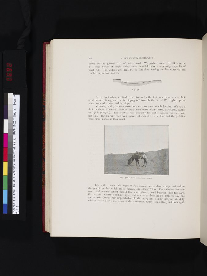 Scientific Results of a Journey in Central Asia, 1899-1902 : vol.3 / Page 692 (Color Image)