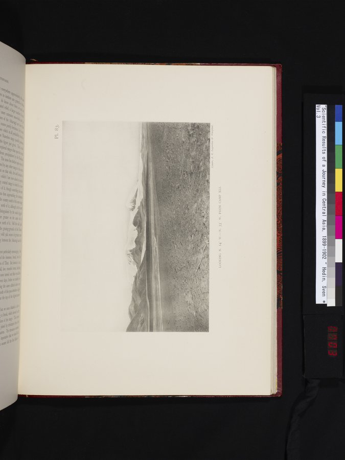Scientific Results of a Journey in Central Asia, 1899-1902 : vol.3 / 703 ページ（カラー画像）