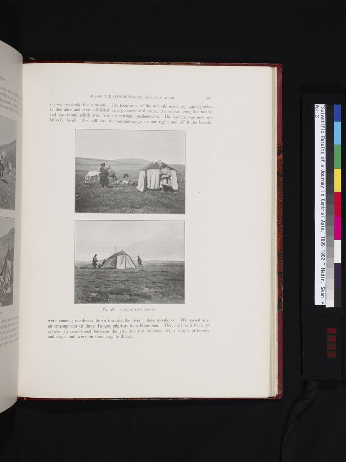 Scientific Results of a Journey in Central Asia, 1899-1902 : vol.3 / 735 ページ（カラー画像）