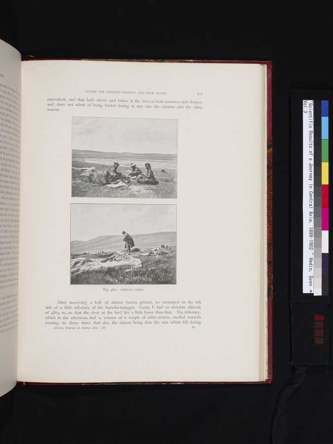 Scientific Results of a Journey in Central Asia, 1899-1902 : vol.3 / 741 ページ（カラー画像）