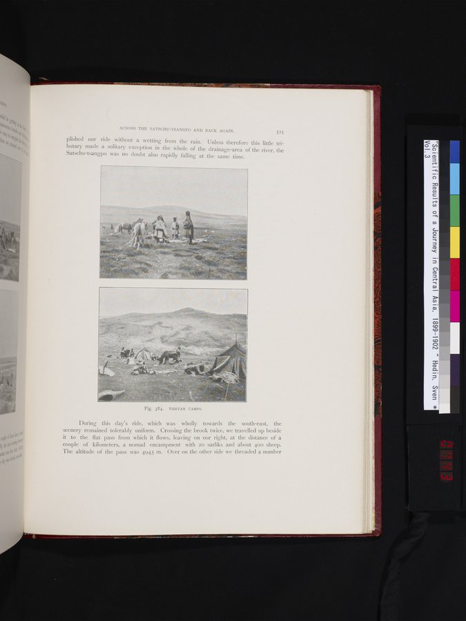 Scientific Results of a Journey in Central Asia, 1899-1902 : vol.3 / 743 ページ（カラー画像）