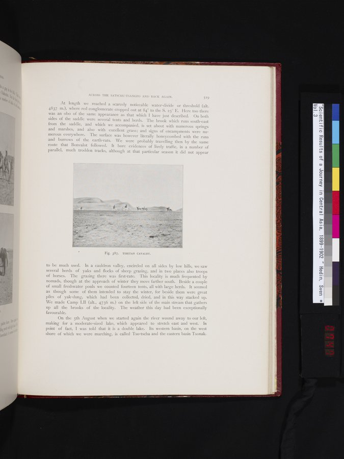 Scientific Results of a Journey in Central Asia, 1899-1902 : vol.3 / 747 ページ（カラー画像）