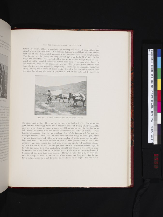 Scientific Results of a Journey in Central Asia, 1899-1902 : vol.3 / 751 ページ（カラー画像）