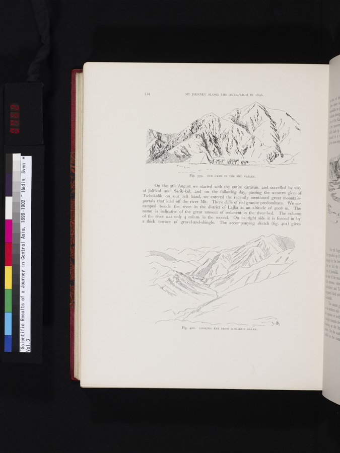Scientific Results of a Journey in Central Asia, 1899-1902 : vol.3 / 762 ページ（カラー画像）