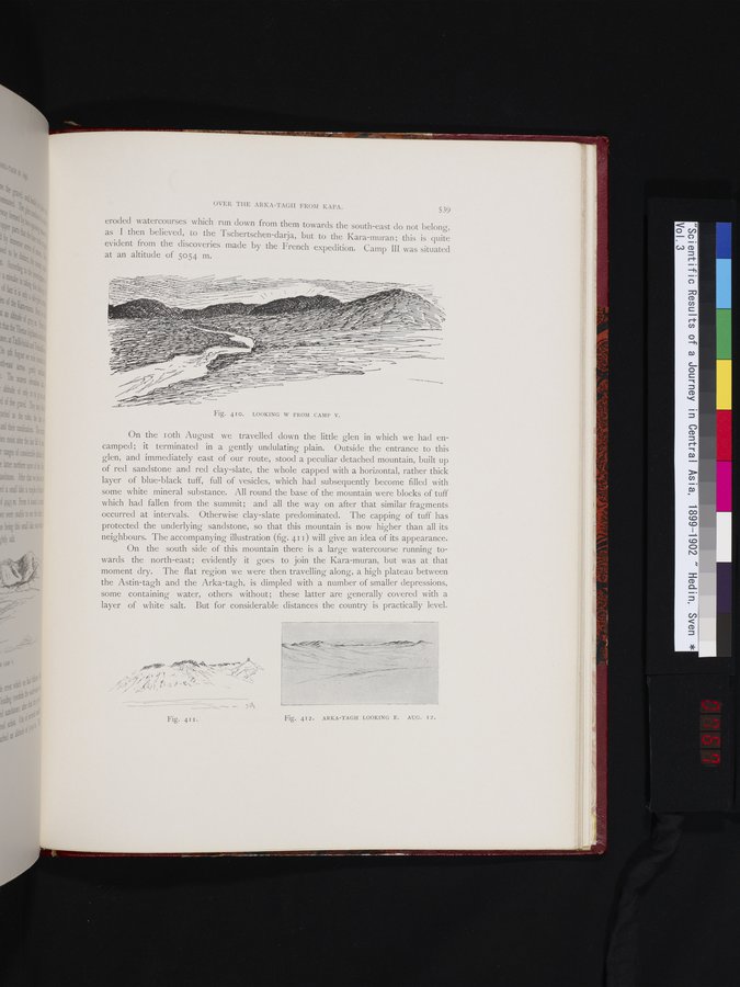 Scientific Results of a Journey in Central Asia, 1899-1902 : vol.3 / 767 ページ（カラー画像）