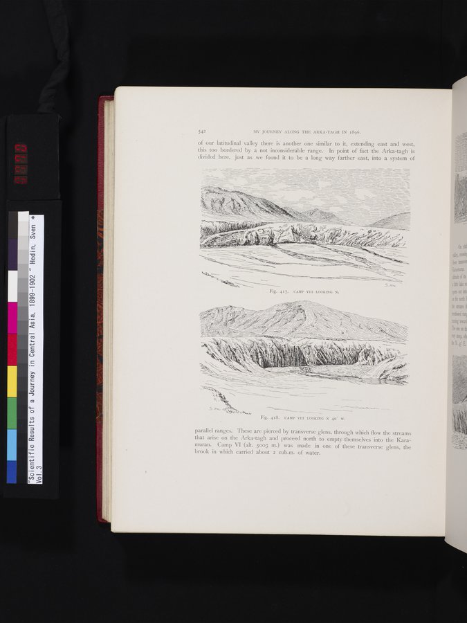 Scientific Results of a Journey in Central Asia, 1899-1902 : vol.3 / 770 ページ（カラー画像）