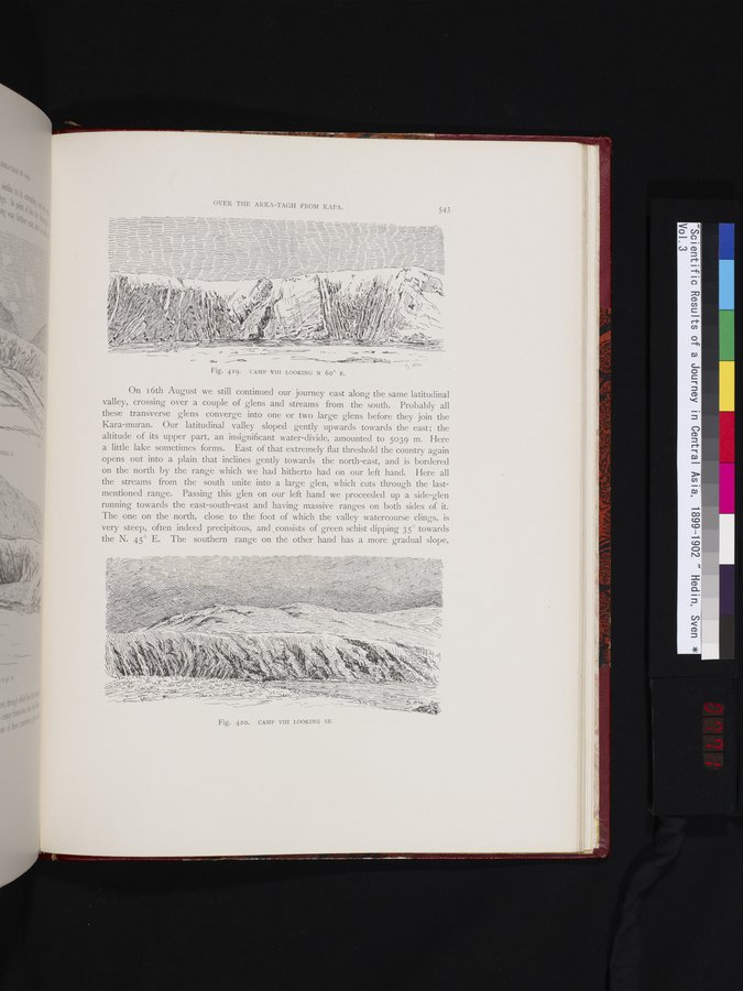 Scientific Results of a Journey in Central Asia, 1899-1902 : vol.3 / 771 ページ（カラー画像）