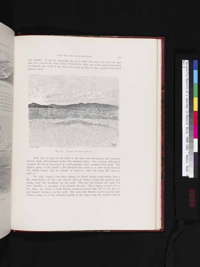 Scientific Results of a Journey in Central Asia, 1899-1902 : vol.3 / 779 ページ（カラー画像）