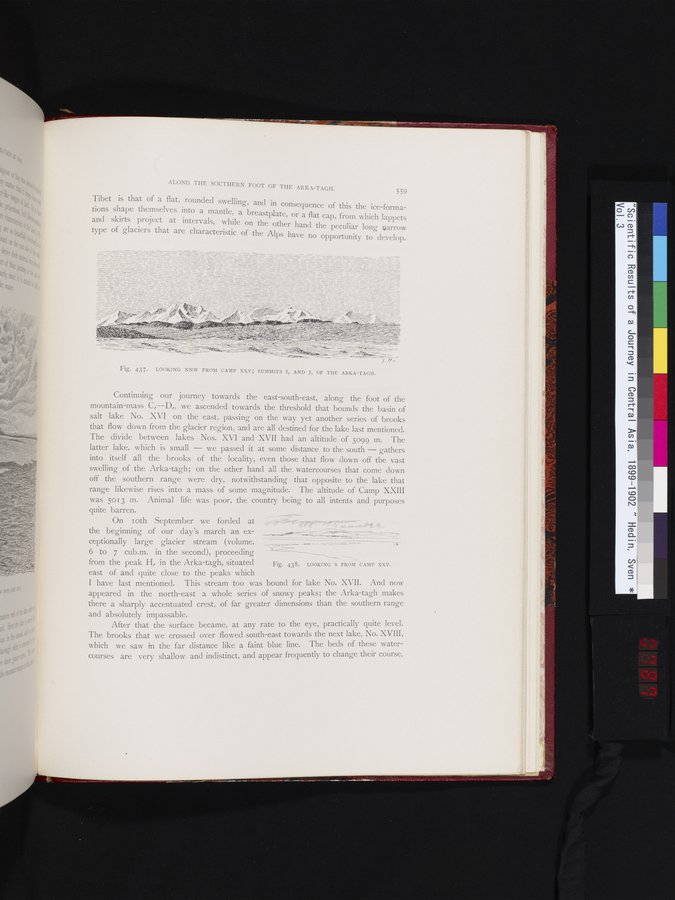 Scientific Results of a Journey in Central Asia, 1899-1902 : vol.3 / 787 ページ（カラー画像）