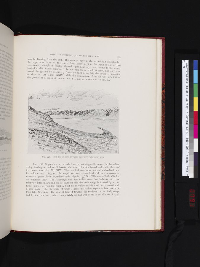 Scientific Results of a Journey in Central Asia, 1899-1902 : vol.3 / 791 ページ（カラー画像）