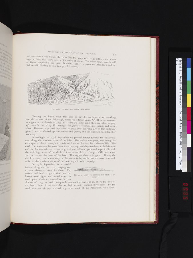 Scientific Results of a Journey in Central Asia, 1899-1902 : vol.3 / 795 ページ（カラー画像）