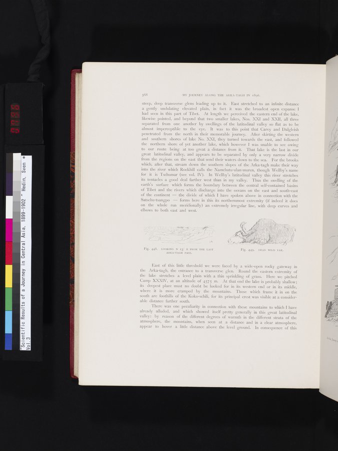 Scientific Results of a Journey in Central Asia, 1899-1902 : vol.3 / 796 ページ（カラー画像）