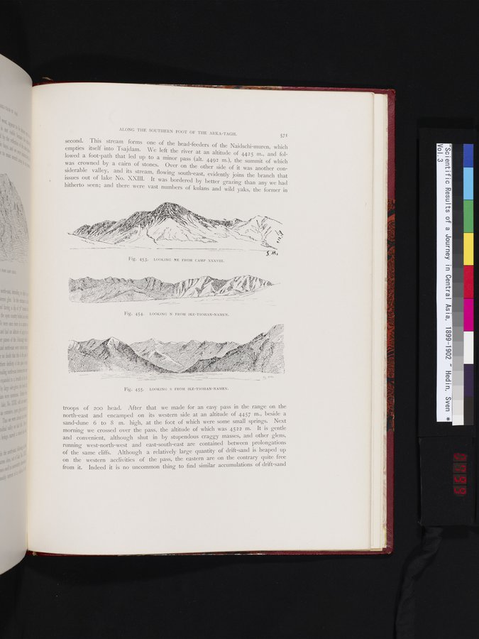 Scientific Results of a Journey in Central Asia, 1899-1902 : vol.3 / 799 ページ（カラー画像）