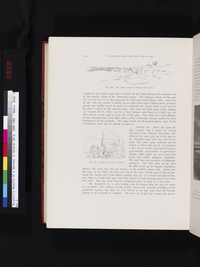 Scientific Results of a Journey in Central Asia, 1899-1902 : vol.3 / Page 802 (Color Image)