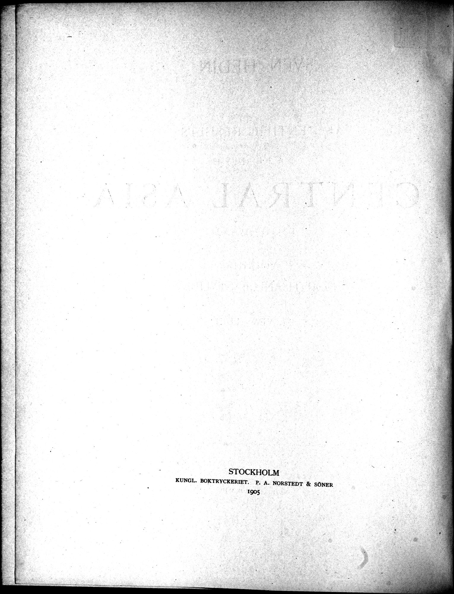 Scientific Results of a Journey in Central Asia, 1899-1902 : vol.3 / 10 ページ（白黒高解像度画像）
