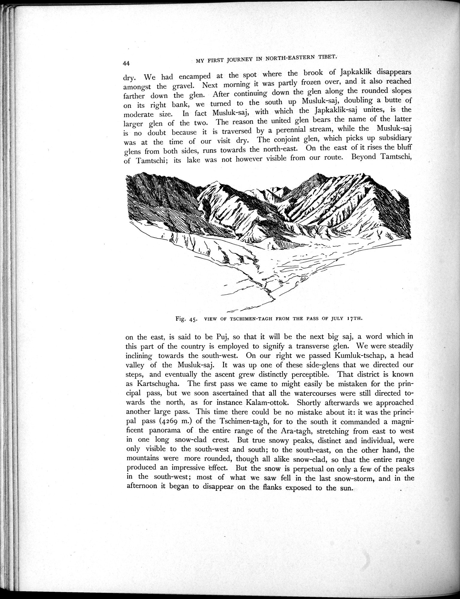Scientific Results of a Journey in Central Asia, 1899-1902 : vol.3 / 68 ページ（白黒高解像度画像）