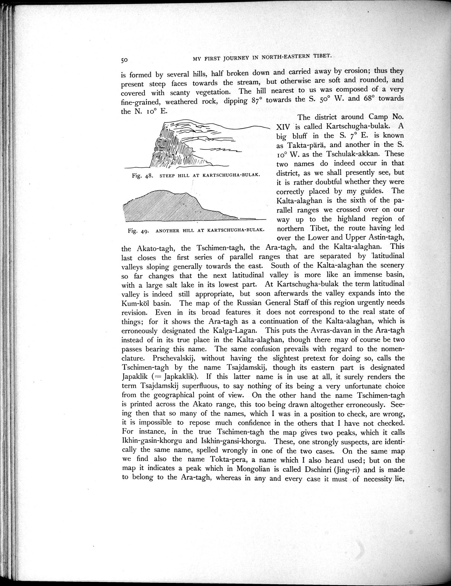 Scientific Results of a Journey in Central Asia, 1899-1902 : vol.3 / 74 ページ（白黒高解像度画像）