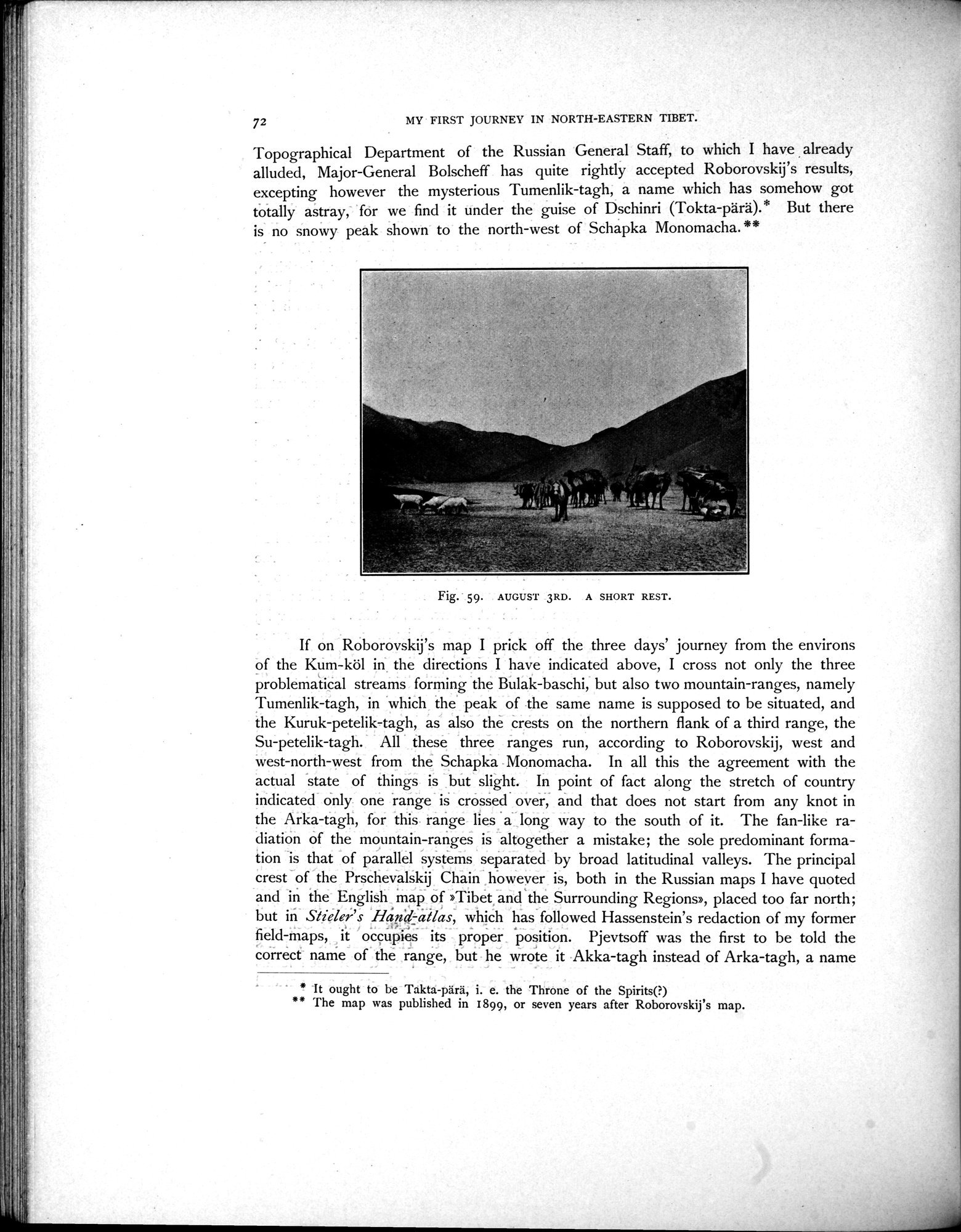 Scientific Results of a Journey in Central Asia, 1899-1902 : vol.3 / 102 ページ（白黒高解像度画像）