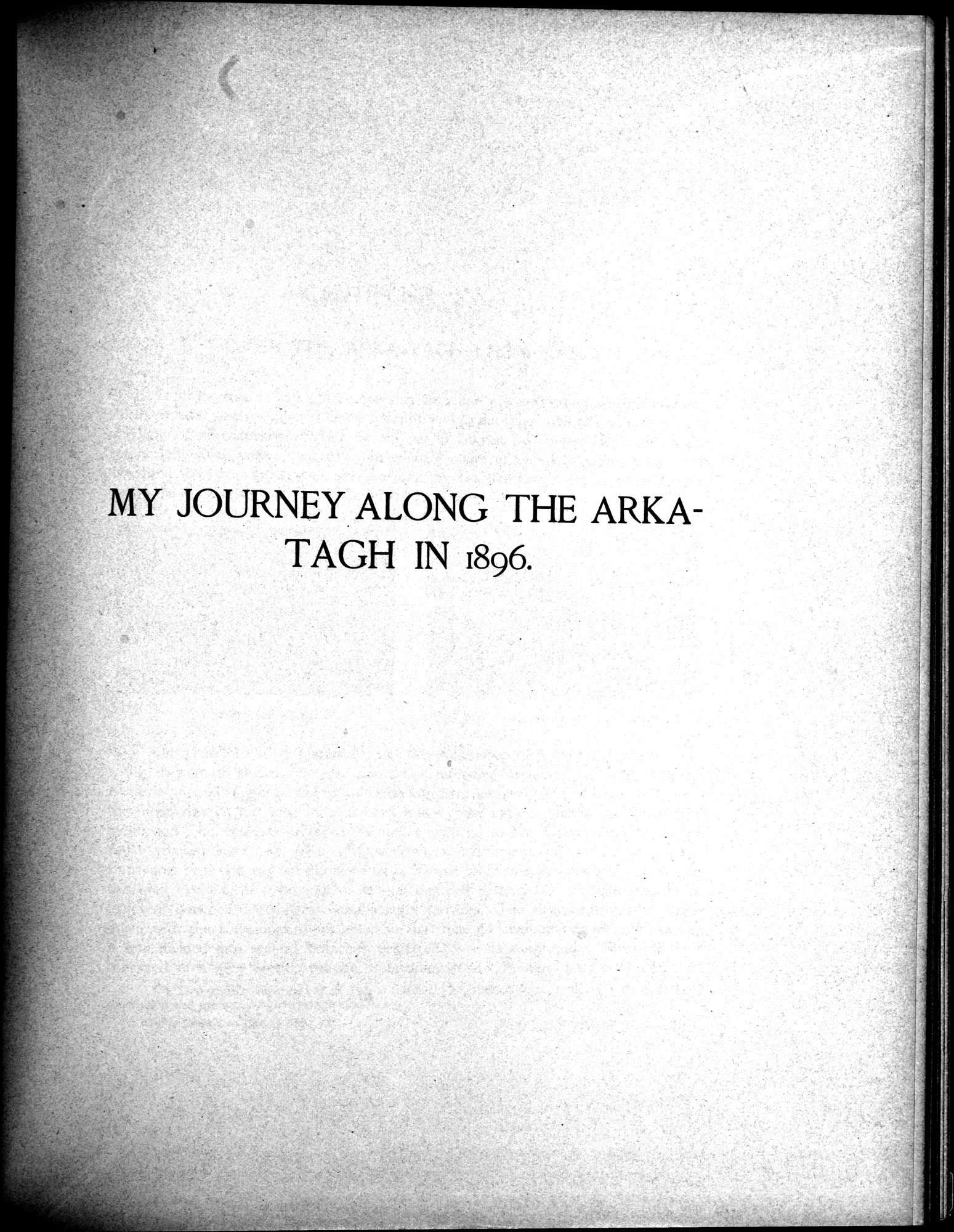 Scientific Results of a Journey in Central Asia, 1899-1902 : vol.3 / 755 ページ（白黒高解像度画像）