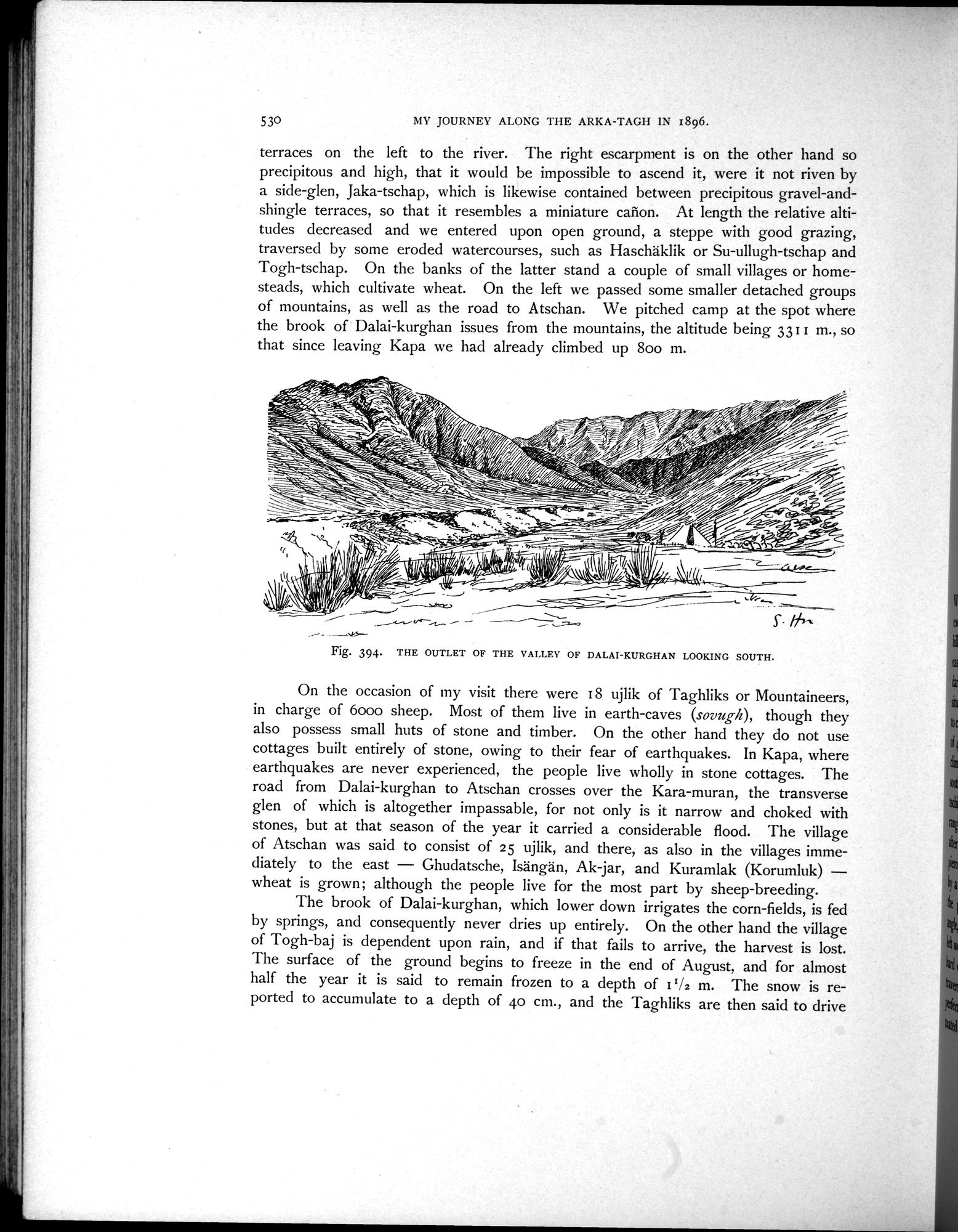 Scientific Results of a Journey in Central Asia, 1899-1902 : vol.3 / 758 ページ（白黒高解像度画像）