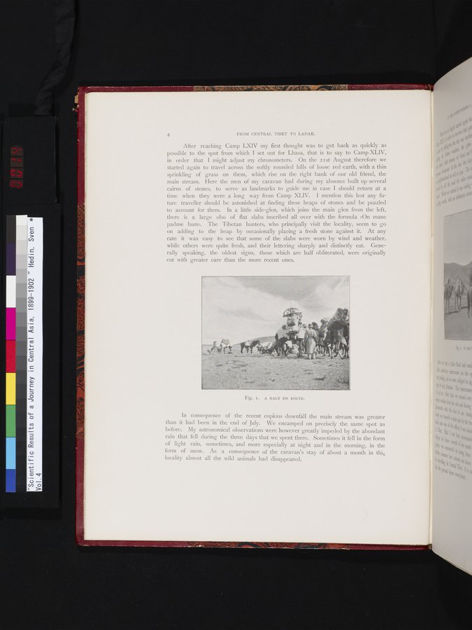 Scientific Results of a Journey in Central Asia, 1899-1902 : vol.4 / 14 ページ（カラー画像）