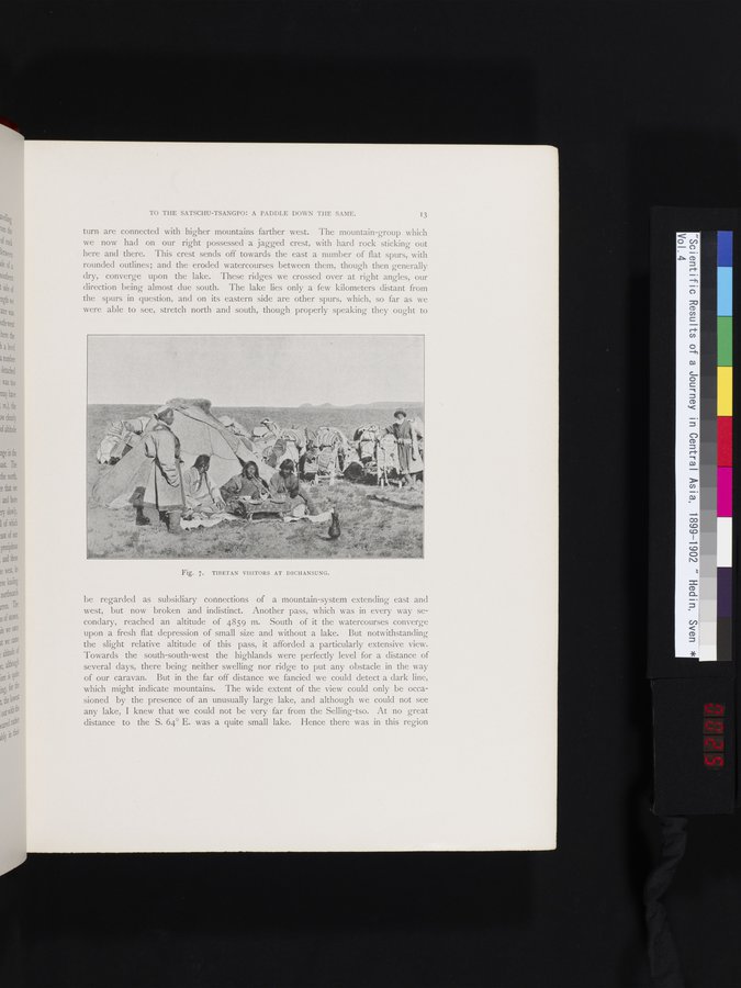 Scientific Results of a Journey in Central Asia, 1899-1902 : vol.4 / 25 ページ（カラー画像）