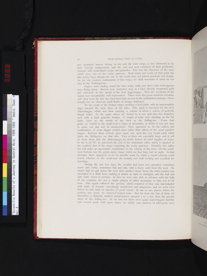 Scientific Results of a Journey in Central Asia, 1899-1902 : vol.4 / 58 ページ（カラー画像）