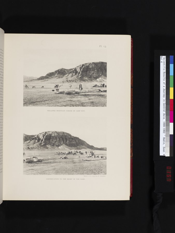 Scientific Results of a Journey in Central Asia, 1899-1902 : vol.4 / 157 ページ（カラー画像）