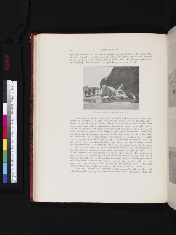 Scientific Results of a Journey in Central Asia, 1899-1902 : vol.4 / 166 ページ（カラー画像）
