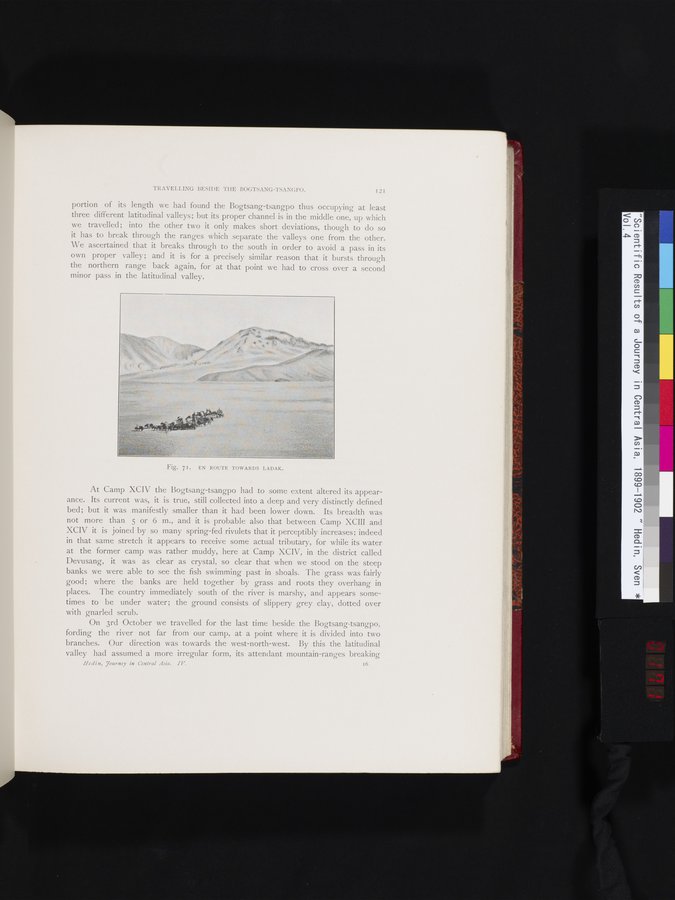 Scientific Results of a Journey in Central Asia, 1899-1902 : vol.4 / 171 ページ（カラー画像）