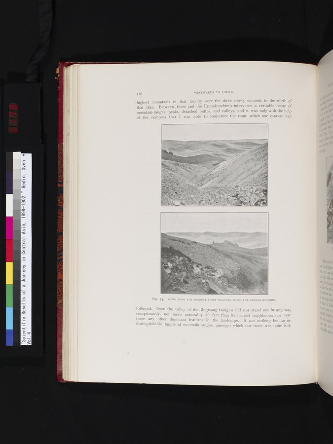 Scientific Results of a Journey in Central Asia, 1899-1902 : vol.4 / Page 178 (Color Image)