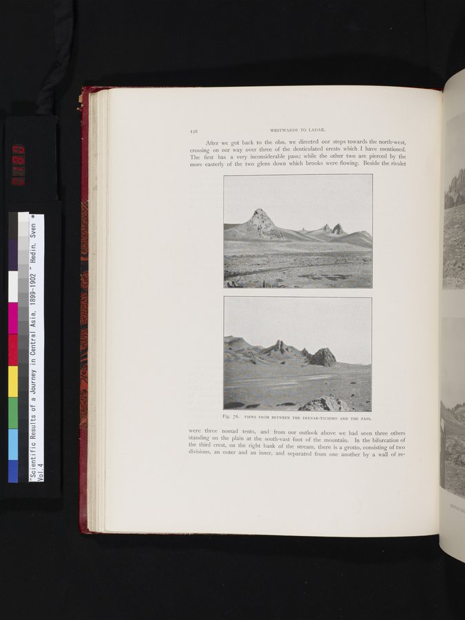 Scientific Results of a Journey in Central Asia, 1899-1902 : vol.4 / 180 ページ（カラー画像）