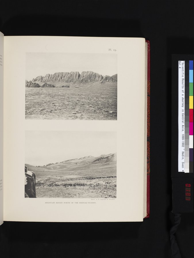 Scientific Results of a Journey in Central Asia, 1899-1902 : vol.4 / 181 ページ（カラー画像）