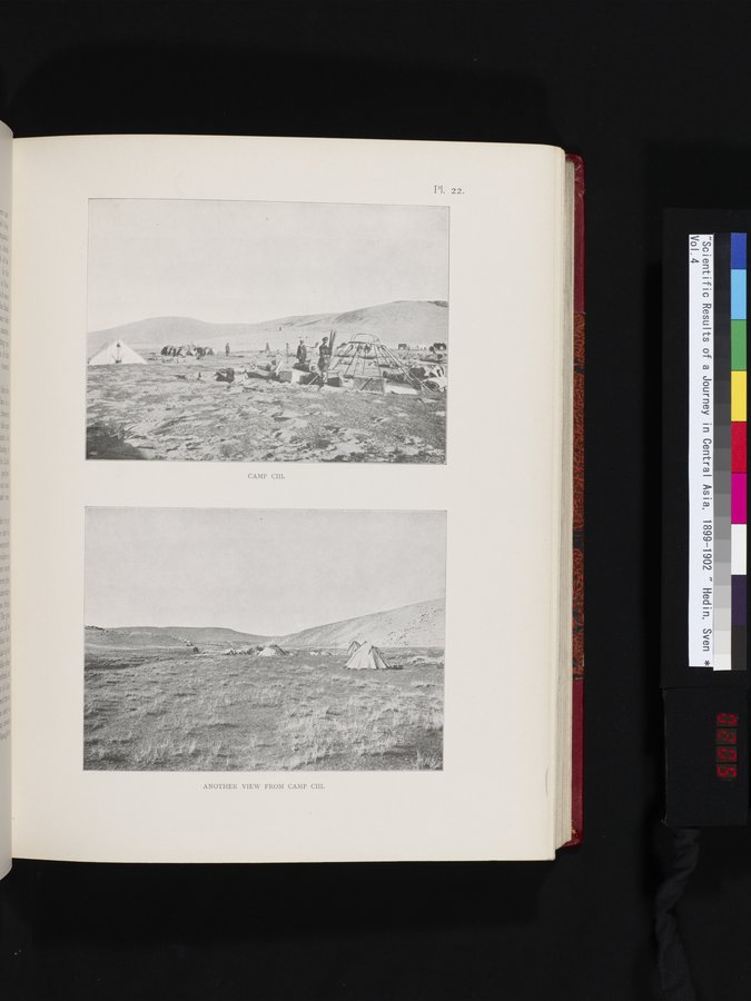 Scientific Results of a Journey in Central Asia, 1899-1902 : vol.4 / 205 ページ（カラー画像）