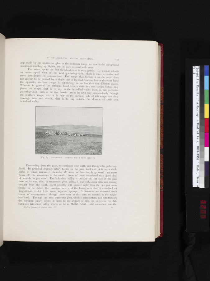 Scientific Results of a Journey in Central Asia, 1899-1902 : vol.4 / 209 ページ（カラー画像）
