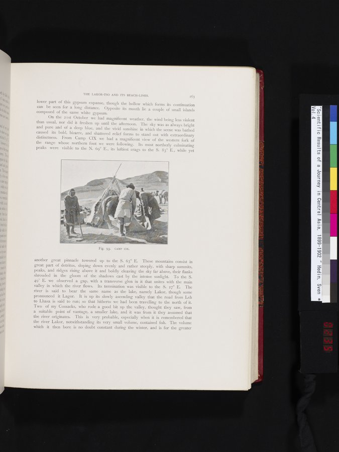 Scientific Results of a Journey in Central Asia, 1899-1902 : vol.4 / 235 ページ（カラー画像）