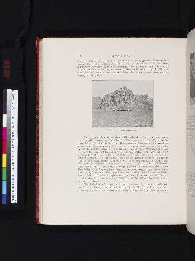Scientific Results of a Journey in Central Asia, 1899-1902 : vol.4 / 260 ページ（カラー画像）