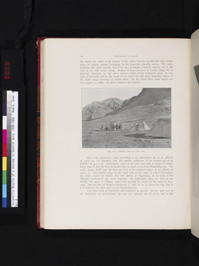 Scientific Results of a Journey in Central Asia, 1899-1902 : vol.4 / 274 ページ（カラー画像）